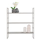 Beja Shelves - Shelves, steel, cool grey, 3 shelves 48x17x55 cm