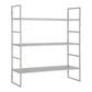 Beja Shelves - Shelves, steel, cool grey, 3 shelves 48x17x55 cm
