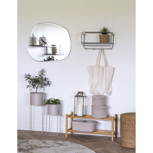 Feira Hat Shelf - Hat Shelf, steel, cool grey 45x15x25 cm