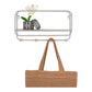 Feira Hat Shelf - Hat Shelf, steel, cool grey 45x15x25 cm
