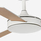 VENTILATEUR DE PLAFOND MINI MALLORCA BLANC ET BOIS D'ÉRABLE - S Ø106 cm