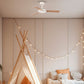 VENTILATEUR DE PLAFOND MINI MALLORCA BLANC ET BOIS D'ÉRABLE - S Ø106 cm
