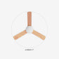 VENTILATEUR DE PLAFOND MINI MALLORCA BLANC ET BOIS D'ÉRABLE - S Ø106 cm