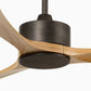 VENTILATEUR DE PLAFOND KAUAI MARRON ET BOIS DE PIN - XXL Ø233cm