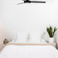 VENTILATEUR DE PLAFOND BARTH NOIR - L Ø132 cm