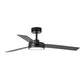 VENTILATEUR DE PLAFOND BARTH NOIR - L Ø132 cm