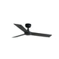 VENTILATEUR DE PLAFOND RUDDER NOIR ET NOYER - S Ø1060 cm