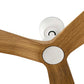 VENTILATEUR DE PLAFOND OUTWOOD BLANC ET BOIS DE CHÊNE (IP44) - L Ø150 cm