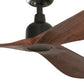 VENTILATEUR DE PLAFOND OUTWOOD MARRON FONCÉ ET NOYER (IP44) - L Ø150 cm