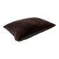 Coussin Evora - Coussin, fourrure artificielle gris foncé 45x6 cm
