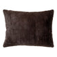 Coussin Evora - Coussin, fourrure artificielle gris foncé 45x6 cm