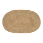 Paillasson Bombay - Paillasson en jute tressé, naturel, ovale 5x8 cm