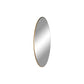 Jersey Mirror - Miroir, acier, aspect laiton, ø4 cm