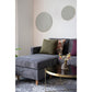 Jersey Mirror - Miroir, acier, aspect laiton, ø6 cm