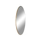 Jersey Mirror - Miroir, acier, aspect laiton, ø6 cm