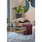 Jersey Mirror - Miroir, acier, aspect laiton, ø8 cm