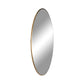 Jersey Mirror - Miroir, acier, aspect laiton, ø8 cm