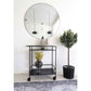Jersey Mirror - Miroir, acier, noir, ø1 cm
