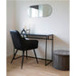 Jersey Mirror - Miroir, acier, noir, 35x8 cm