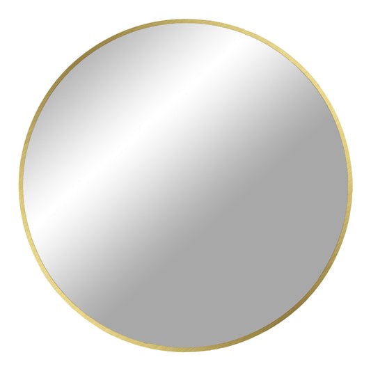 Miroir Madrid - Miroir, aluminium, aspect laiton, Ø8 cm