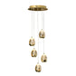 PLAFONNIER   ROCIO   5 LED CHROME