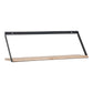 Basel Shelf - Etagère murale, acier, pinède 55x14x18 cm