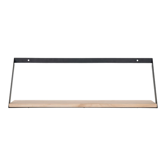 Basel Shelf - Etagère murale, acier, pinède 55x14x18 cm