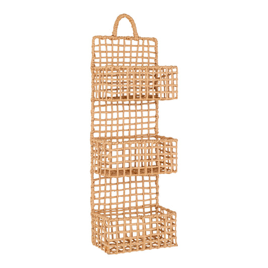 Etagère murale Sines - Etagère murale, papier, naturel, 25x15x7 cm