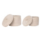 Sebal Baskets - Paniers, coton, beige, lot de 2