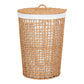 Pomal Panier à Linge - Panier à Linge, papier, marron clair/blanc, ø42x56 cm