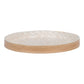 Plateau - <p>Plateau, bambou/capiz, beige, 4x4x3,5 cm</p>