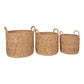 Krabi Baskets - Paniers, joncs de mer, naturels, lot de 3