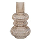 Vase - Vase, verre soufflé bouche, fumé, ø15x25 cm