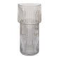Vase - Vase, verre soufflé bouche, transparent, ø17,5x4 cm