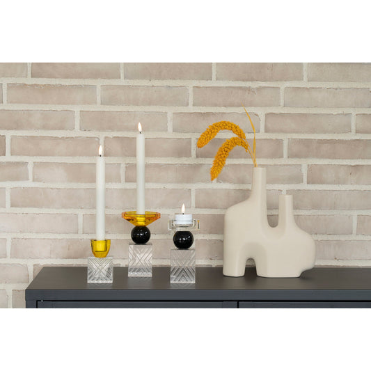 Vase - Vase, céramique, sable, 23,5x8x27 cm