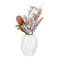 Vase - Vase, céramique, beige, 19,5x19,5x26 cm