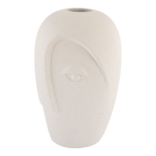 Vase - Vase, céramique, sable, 12,5x13x19,5 cm