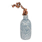 Vase - Vase, céramique, bleu, ø12x26 cm
