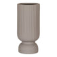 Vase - Vase, céramique, gris, ø12x25,5 cm
