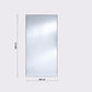 Miroir Lucka Black taille XXL 100 x 200 cm