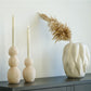 Bougeoir - Bougeoir, ciment, naturel, lot de 2