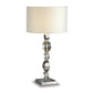 LAMPE T   DOMINE  CHROME VERRE