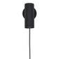 Applique Paris - Lampe, noire, cordon tissu 19 cm