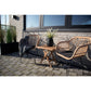 Bilbao Side Table - Table d'appoint en bois de teck, nature, 5x5x5 cm