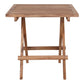 Bilbao Side Table - Table d'appoint en bois de teck, nature, 5x5x5 cm