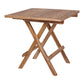 Bilbao Side Table - Table d'appoint en bois de teck, nature, 5x5x5 cm
