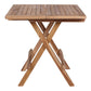 Bilbao Side Table - Table d'appoint en bois de teck, nature, 5x5x5 cm