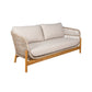 Terracina Lounge Set - Lounge Set, acacia, beige, incl. cushions