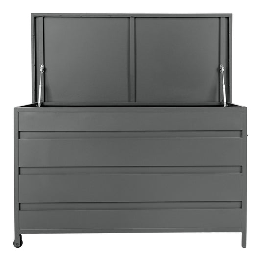 Cassis Cushion Box - Cushion Box, aluminium, gris, moyen, 13x6x75 cm, 45 L