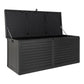 Dubrovnik Cushion Box - Boîte à coussins, plastique, noir, 146,5x61x64,5 cm, 49 L